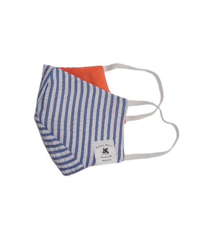 Kids Mask in Cherry Seersucker