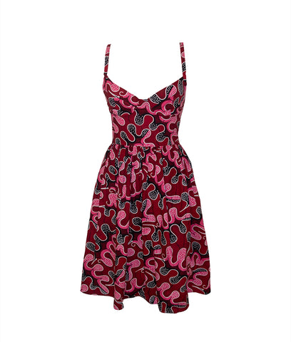 Lapel Flower in B/W Check: The Flower Power Collection x Busy Philipps