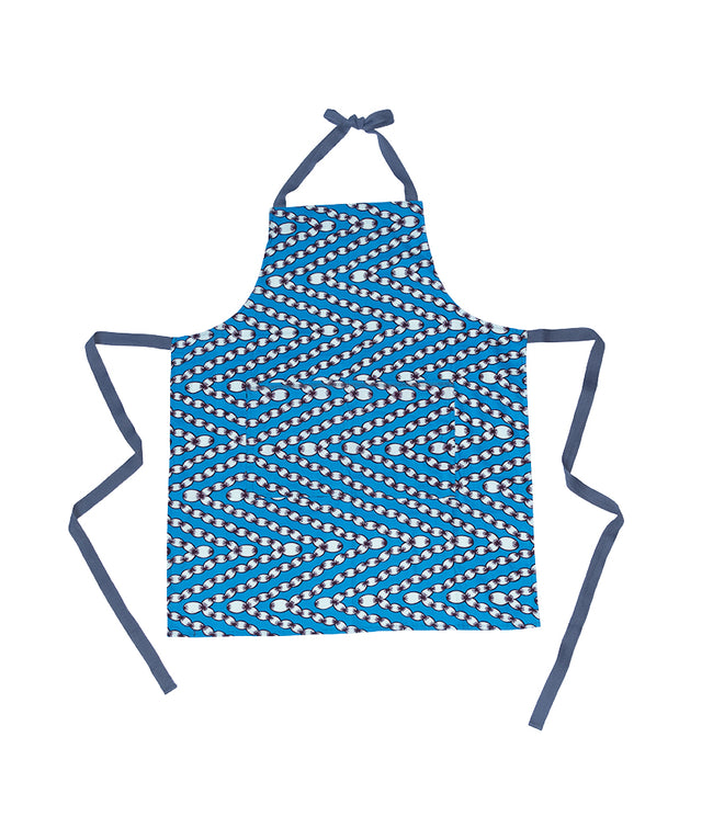 Johnny Apron in Cerulean Blue Ropes
