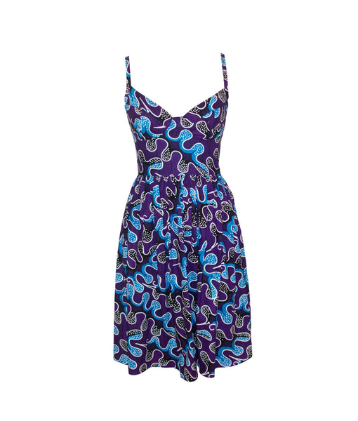 Angeline Midi Dress in Violet Kamo: Flower Power Collection x Busy Philipps