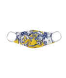 Kids Mask in Yellow Toile