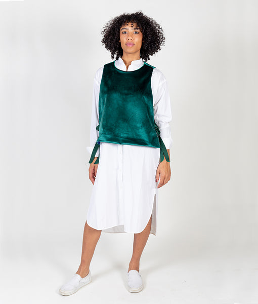 Vestie in Emerald Velvet