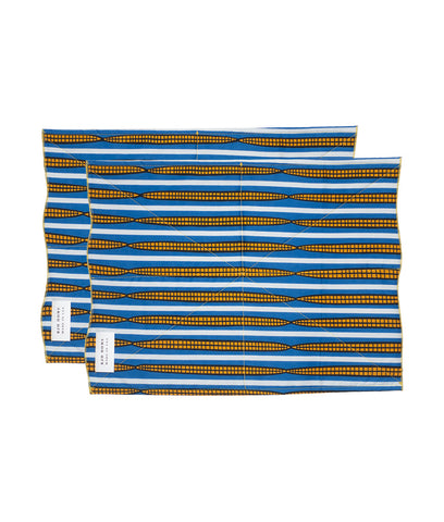 XL Towel in Coastal Blue & Black Flora
