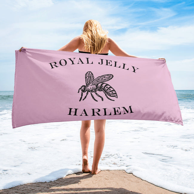 RJH Logo Towel in Raspberry