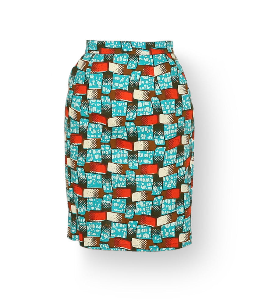 Pencil Skirt in Tic Tac Toe